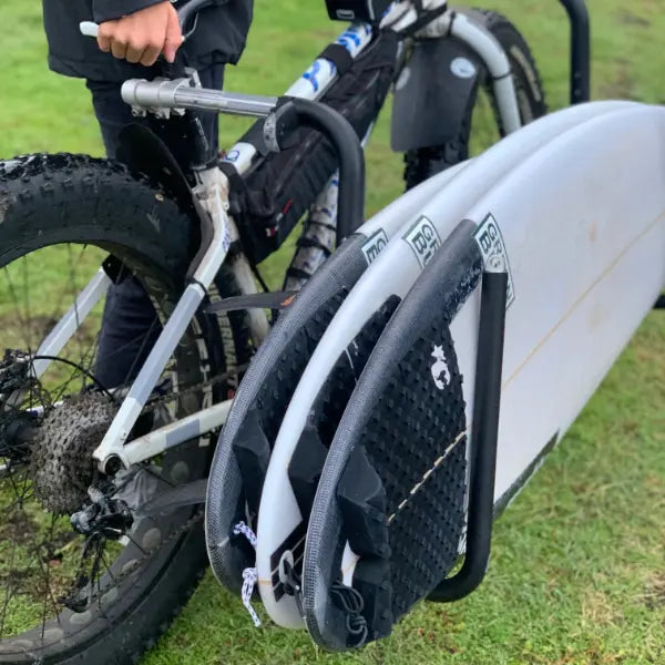RACK STAND-UP PADDLEBOARD - MOVED BY BIKES
