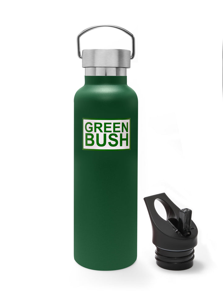 Gourde isotherme verte 621ml Greenbush