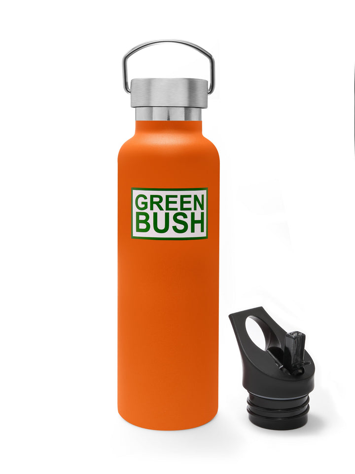 Gourde isotherme orange 621ml Greenbush