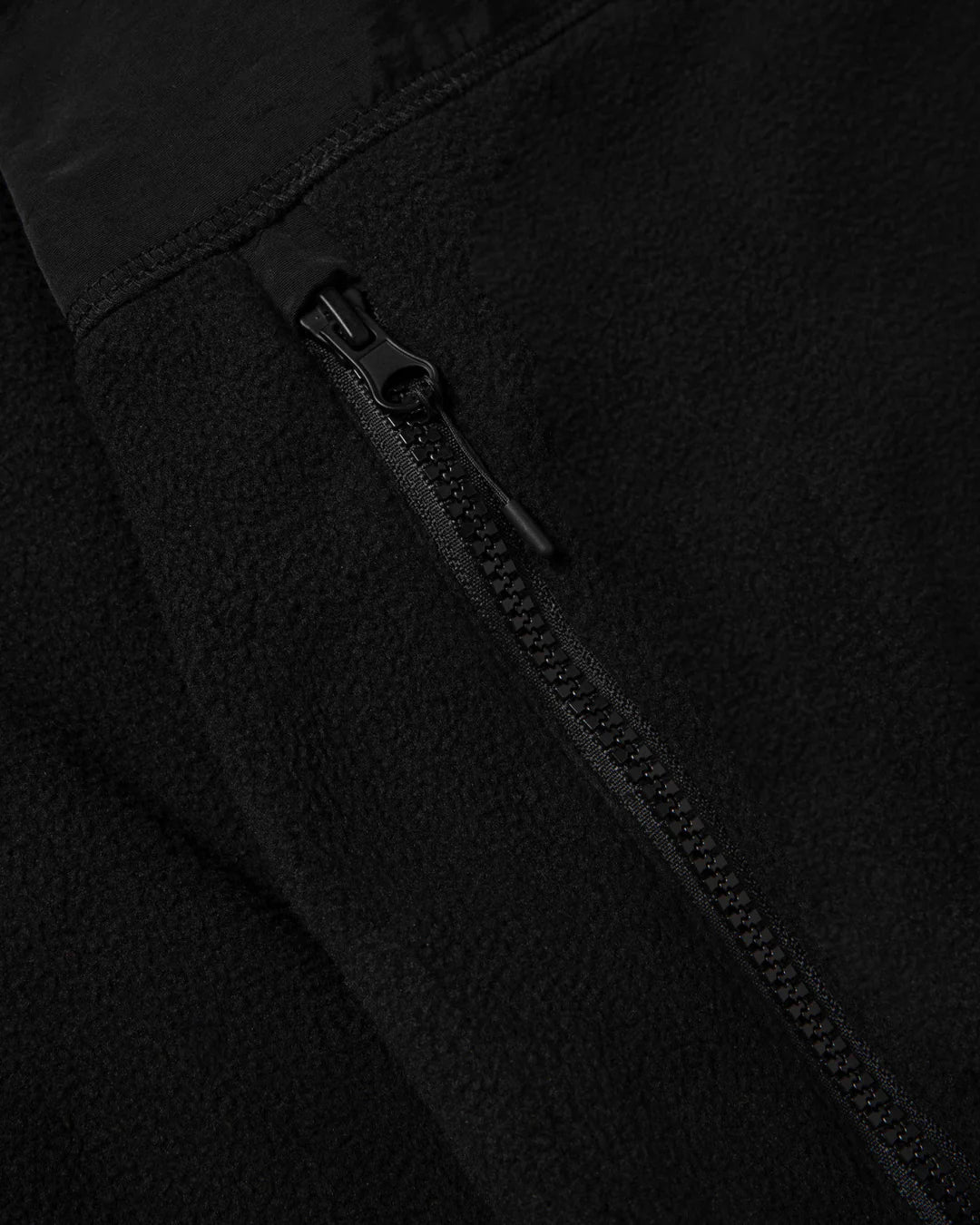 POLAIRE HYFI ZIP UP BLACK