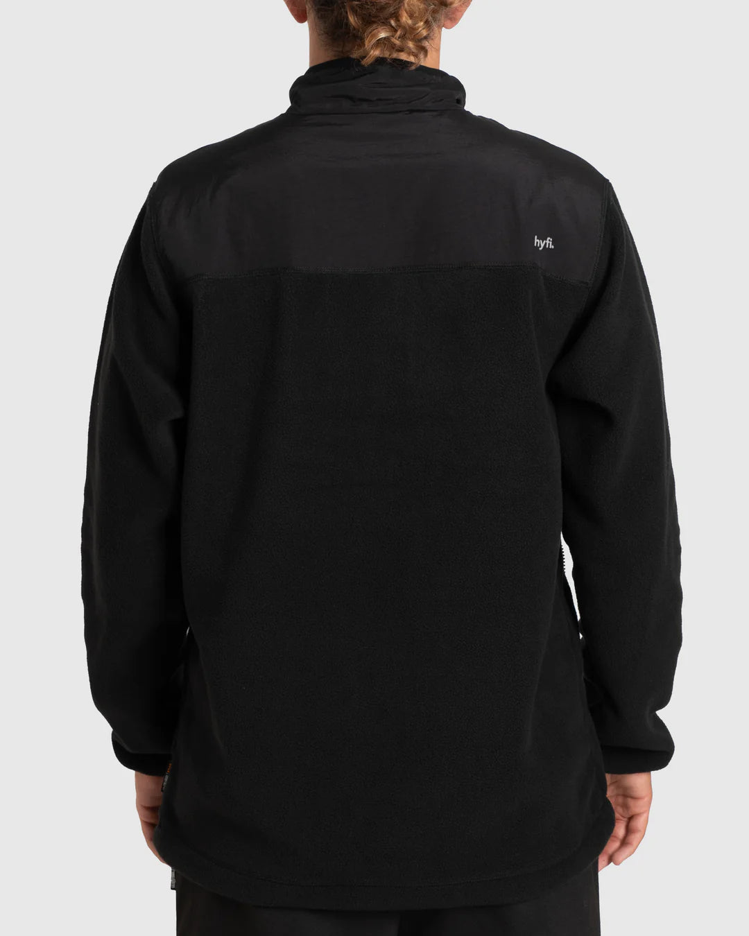 POLAIRE HYFI ZIP UP BLACK
