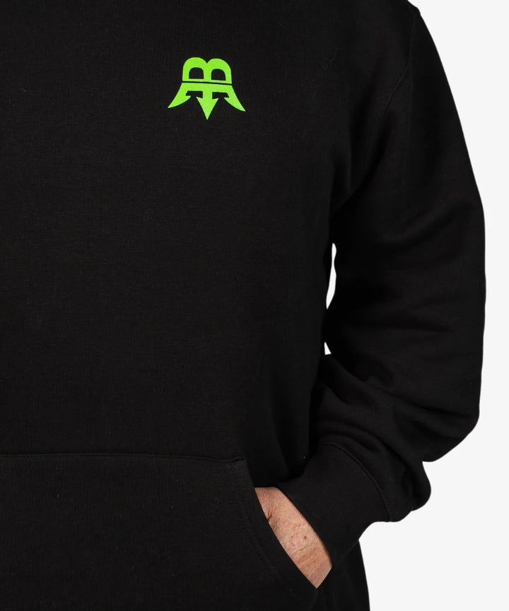 BORN MANIAC UNISEX OG BLACK HOODIE