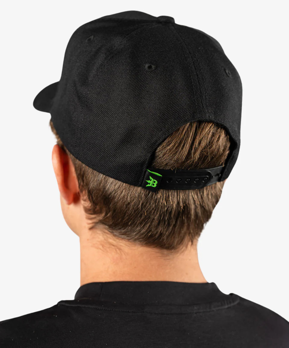BORN MANIAC UNISEX SNAPBACK GREENLOGO
