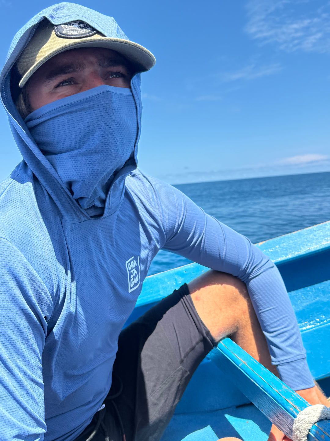 HOODED LONG-SLEEVED SURF TEE UPF 50