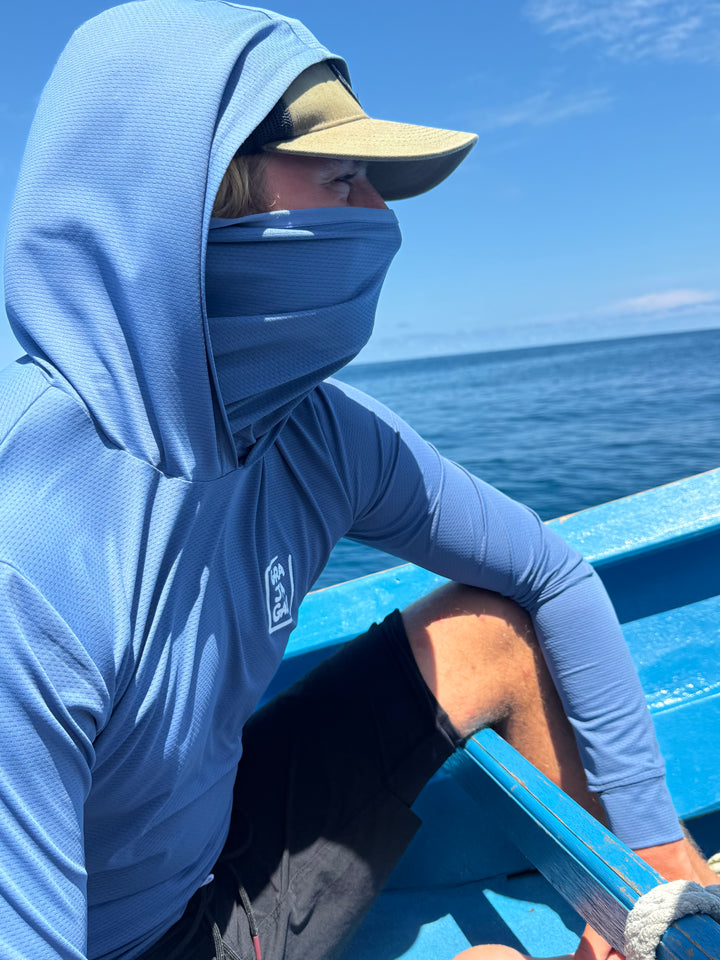 HOODED LONG-SLEEVED SURF TEE UPF 50