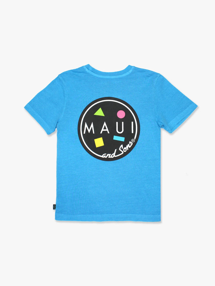 TEESHIRT MAUI AND SONS COOKIE LOGO BLUE