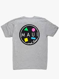 TEESHIRT MAUI AND SONS COOKIE LOGO GREY