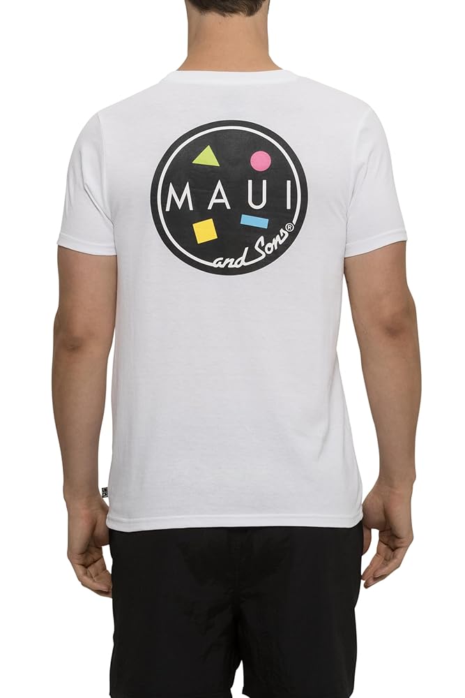 TEESHIRT MAUI AND SONS COOKIE LOGO WHITE