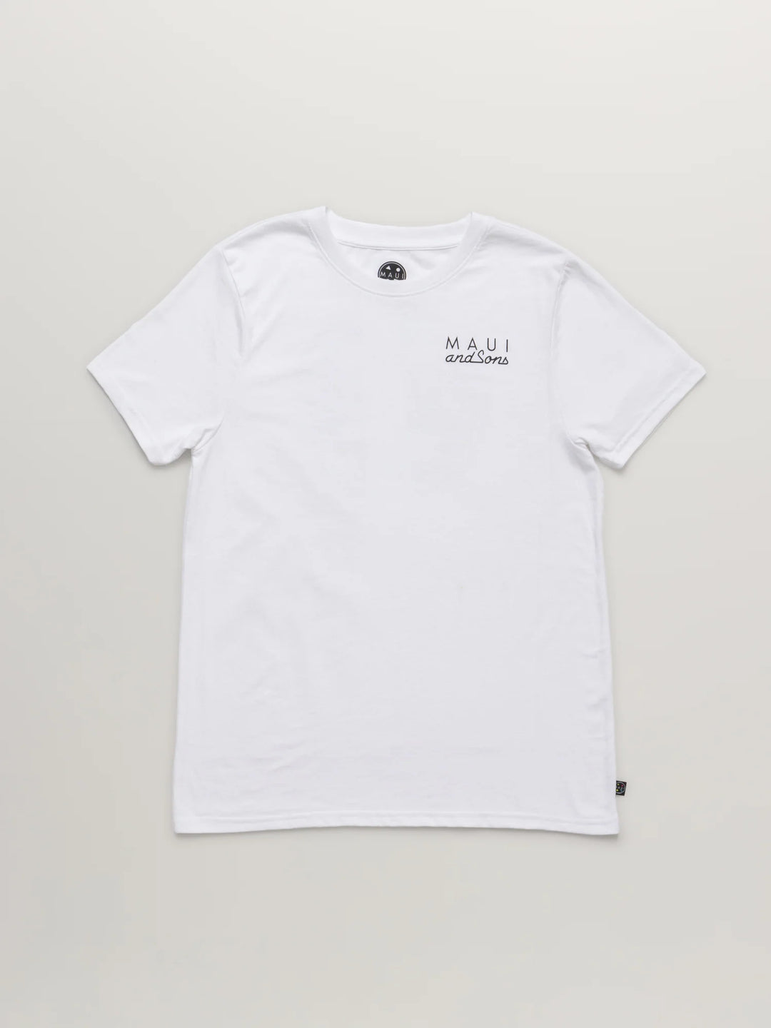 TEESHIRT MAUI AND SONS COOKIE LOGO WHITE