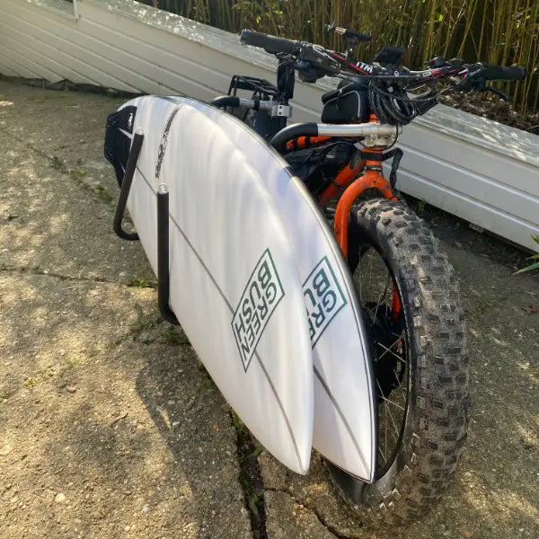 RACK STAND-UP PADDLEBOARD - MOVED BY BIKES 