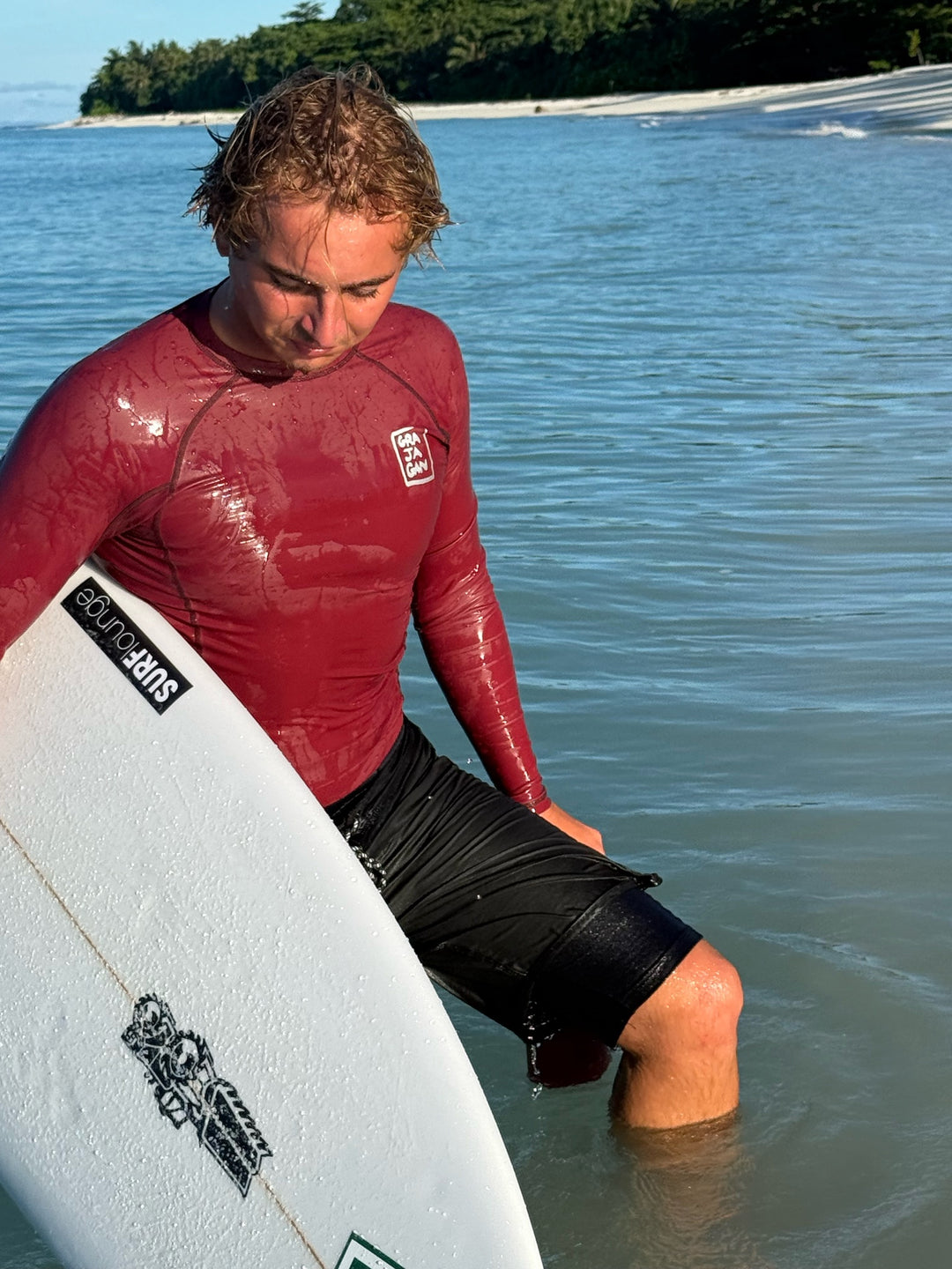 WINDSTOPPER TOP MANCHES LONGUES RED WINE